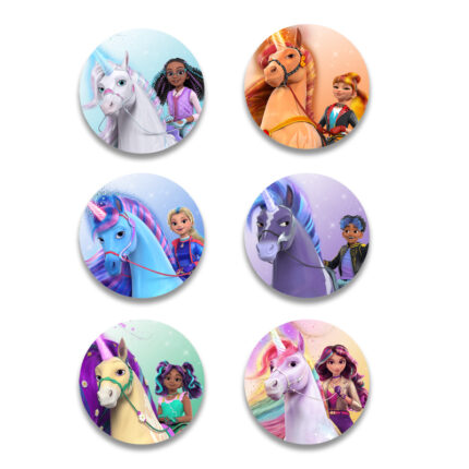 Κονκάρδες Unicorn Academy (6 τεμ)