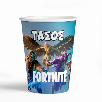 Ποτήρια με όνομα Fortnite 2 (8 τεμ)