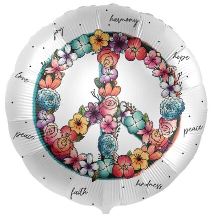 18'' Μπαλόνι Peace Flower