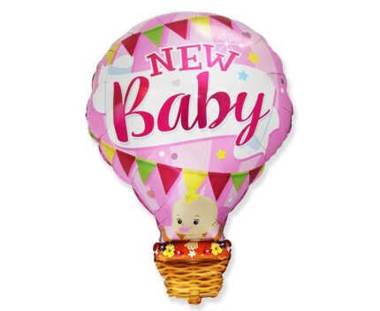 24" Μπαλόνι γέννησης Αερόστατο New Baby Girl