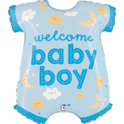 31" Μπαλόνι Φορμάκι Welcome Baby Boy