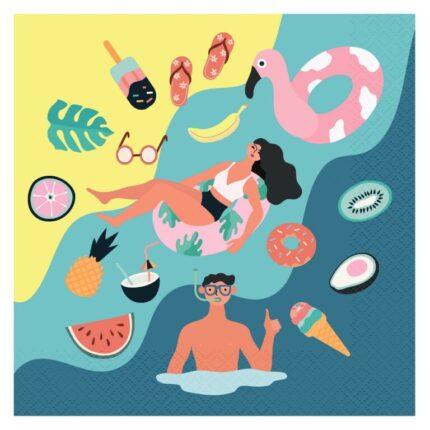 Χαρτοπετσέτες Summer Party (20 τεμ)