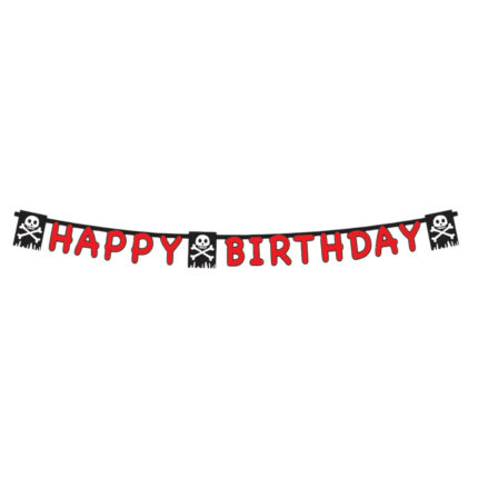 Γιρλάντα Happy Birthday - Little Pirates 1,65m