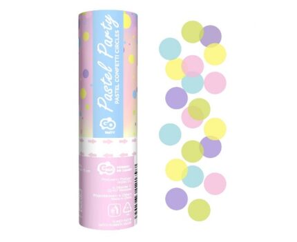 Κανονάκι με κομφετί Pastel Party