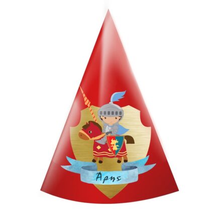 Καπελάκια πάρτυ Ιππότης (4 τεμ)