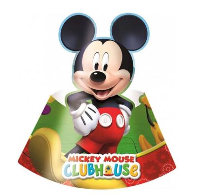 Καπελάκια Playful Mickey με αυτάκια (6 τεμ)