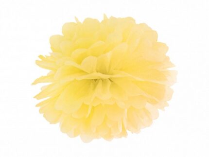 Κίτρινο χάρτινο Pom Pom