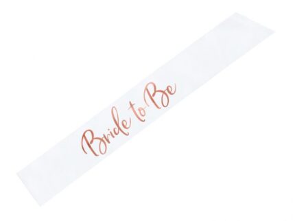 Κορδέλα Bride to Be Rosegold
