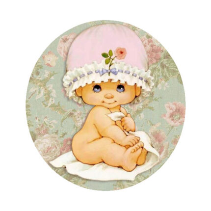 Ξύλινο διακοσμητικό Baby Sarah Key
