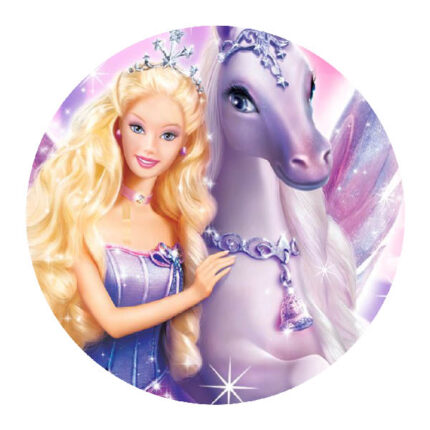 Ξύλινο διακοσμητικό Barbie Μαγεμένος Πήγασος