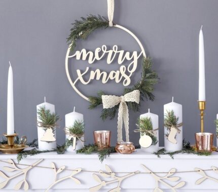 Ξύλινο Διακοσμητικό Merry Christmas