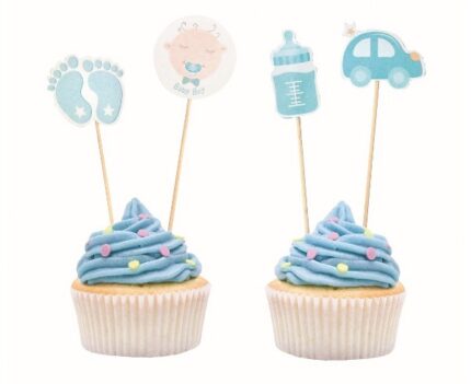 Οδοντογλυφίδες Baby Shower αγόρι (12 τεμ)