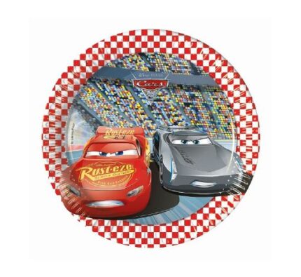 Πιάτα γλυκού Cars 3 (8 τεμ)