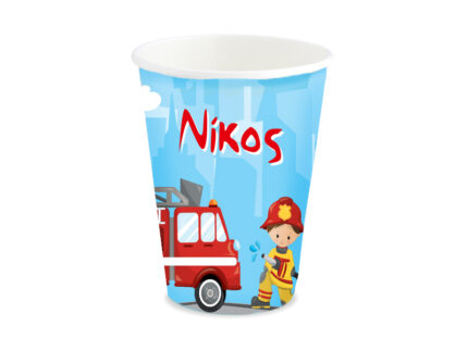 Ποτήρια Πυροσβεστική με όνομα (8 τεμ)