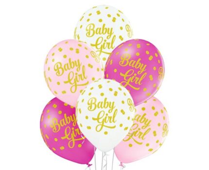 Σετ μπαλόνια Baby Girl (6 τεμ)