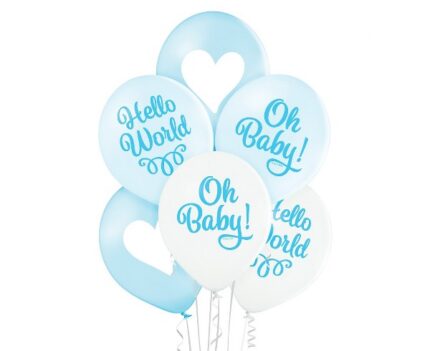 Σετ μπαλόνια Oh Baby Boy (6 τεμ)