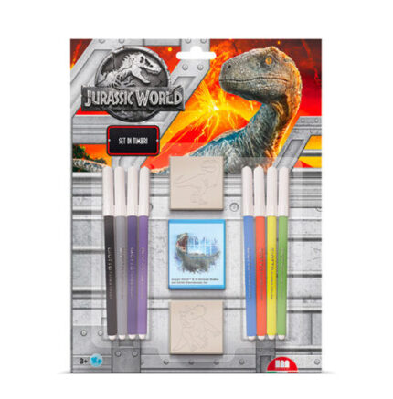 Σετ σφραγίδες και μαρκαδόροι Jurassic World