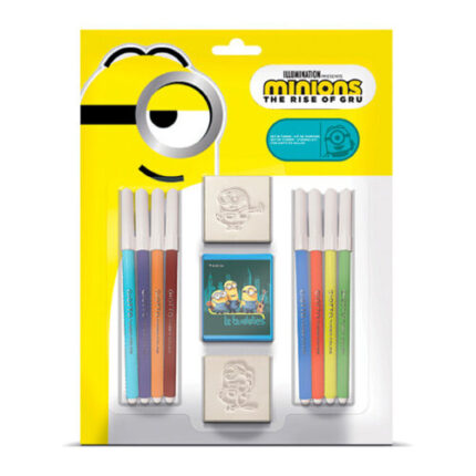 Σετ σφραγίδες και μαρκαδόροι Minions