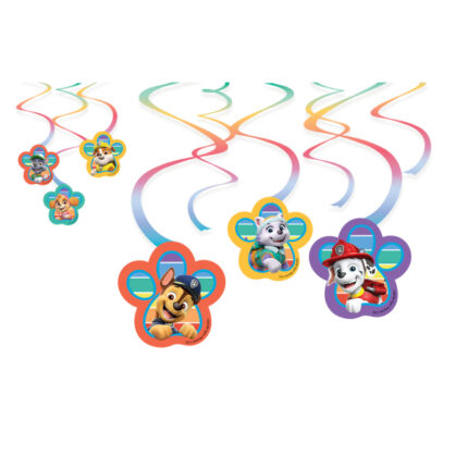 Swirl Διακοσμητικά Oροφής Paw Patrol (6 τεμ)