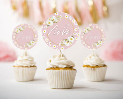 Topper Cupcake Μαργαρίτα (6 τεμ)