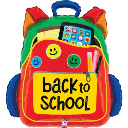 25″ Μπαλόνι Σχολική Τσάντα ‘Back to School’