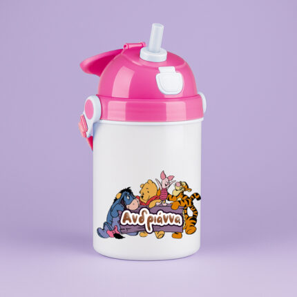 Παιδικό Παγούρι – Winnie The Pooh Ροζ 400ml